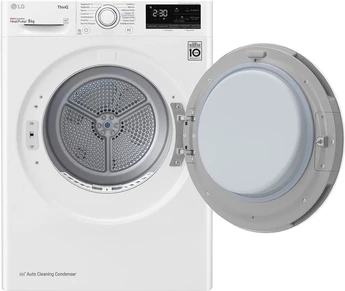 Tharëse rrobash LG RH80V3AV0N 8 kg heat pump, e bardhë