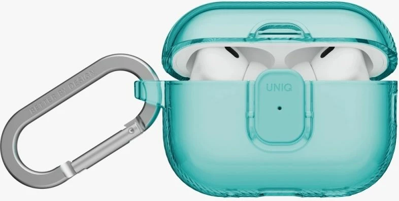 Kutí AirPods Pro 3 UNIQ Glase Pro Lock, kaltërt