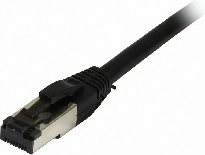 Kabllo rrjeti Synergy21 RJ45 CAT8.1, 7.5m, 2000MHz, S/FTP, AWG26, e zezë