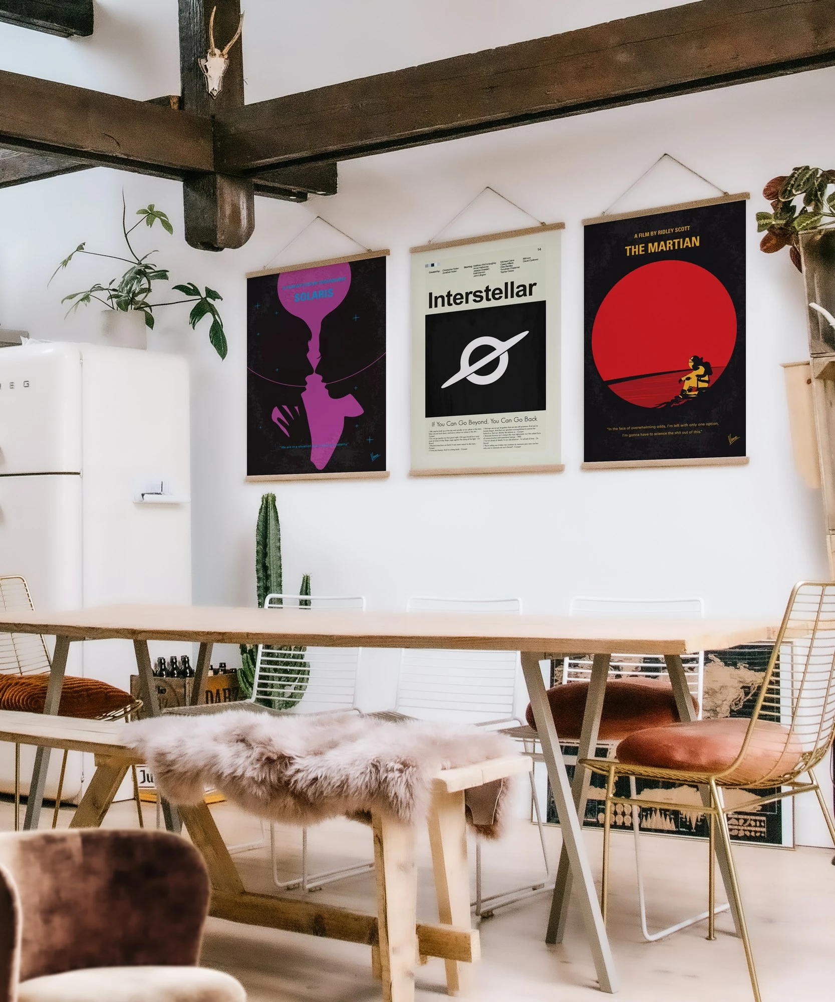 Pikturë dekorative me kornizë (3 copë), Wallity, SRG36
