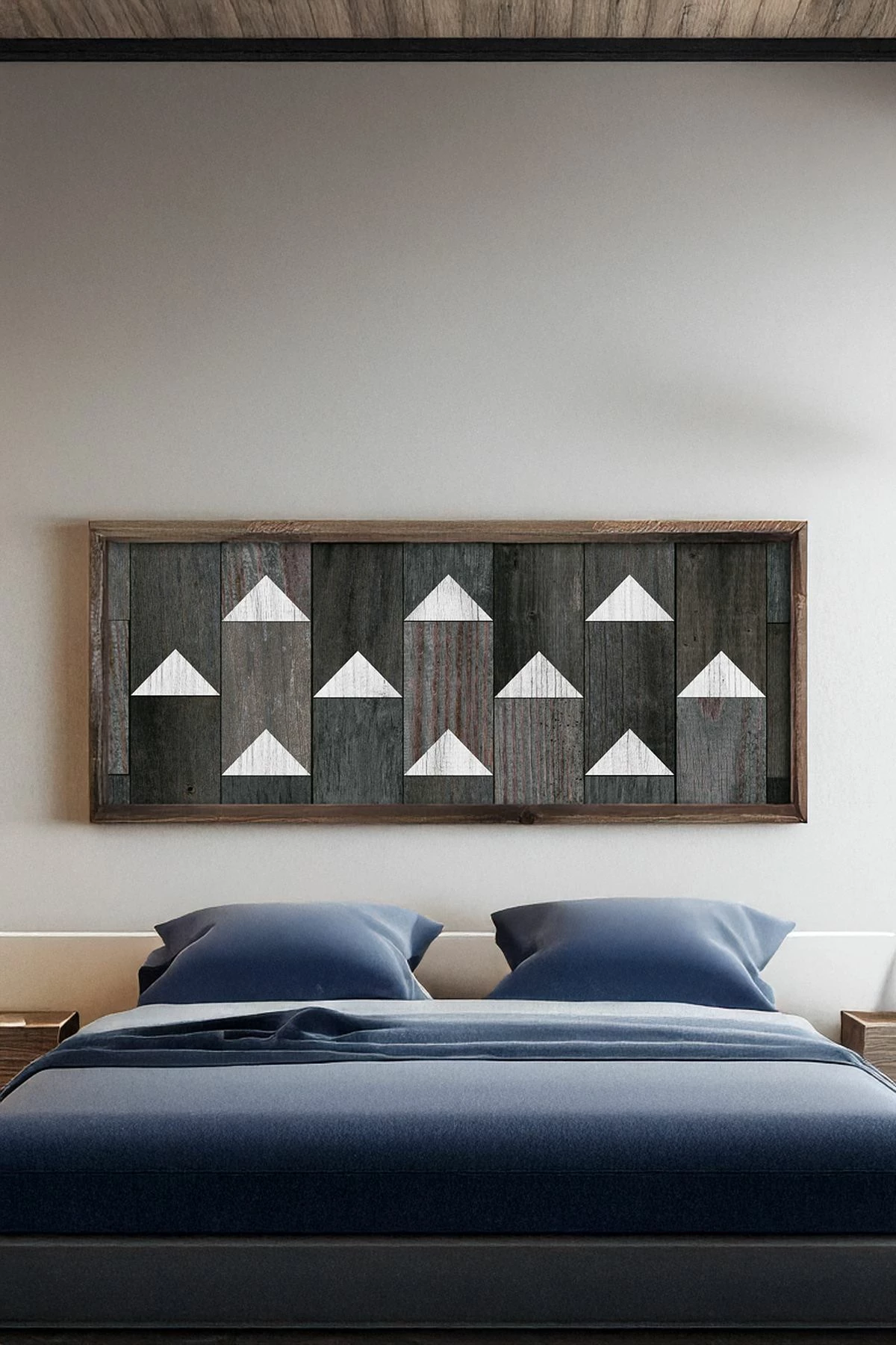 Pikturë dekorative me kornizë druri, MDF, shumëngjyrëshe, Wallity, 33x70cm
