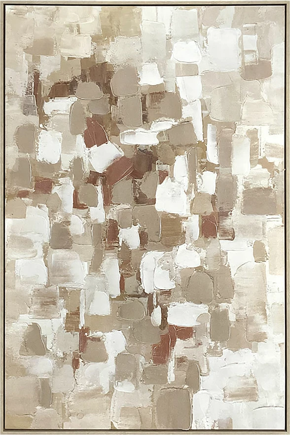 Pikturë dekorative THALEA II me kornizë, shumëngjyrëshe, 82.6x4.3x122.6cm, kanavacë, PS