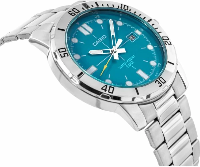 Orë dore për meshkuj CASIO, argjendtë