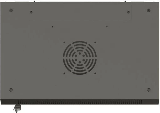 Kabinet rack LANBERG 19" 9U 540x350, derë xhami, i zi