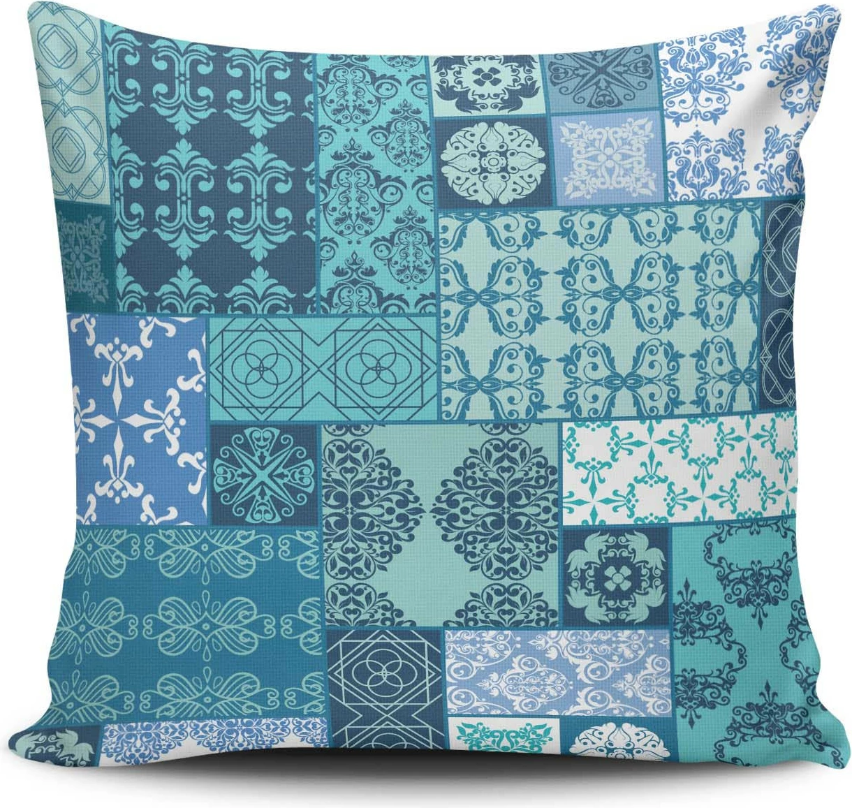 Jastëk mbulesë Aberto Design, NKLF-153, shumëngjyrëshe, 43x43cm