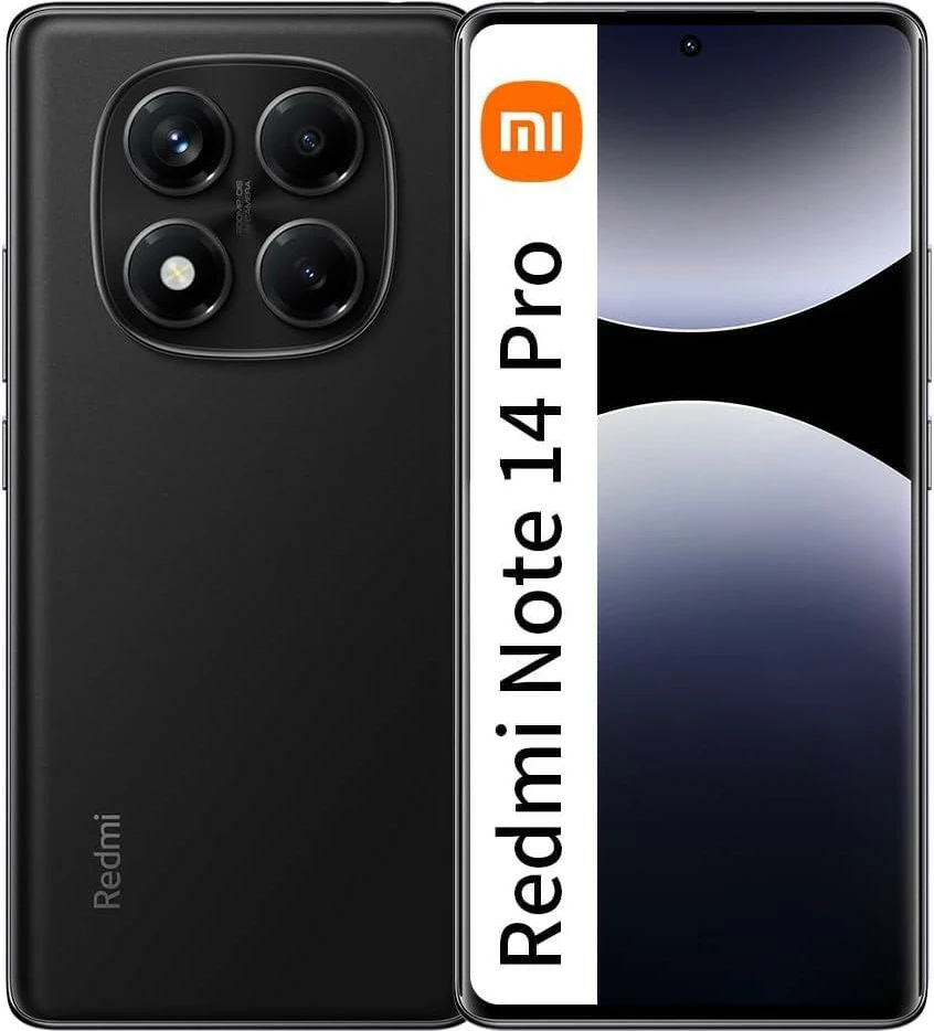 Celular Xiaomi Redmi Note 14 Pro 12GB 512GB 4G Midnight Black