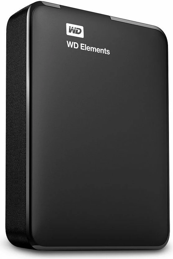 Hard disk i jashtëm WD Elements Portable 2TB USB 3.0 (WDBU6Y0020BBK-WESN), bardh e zi