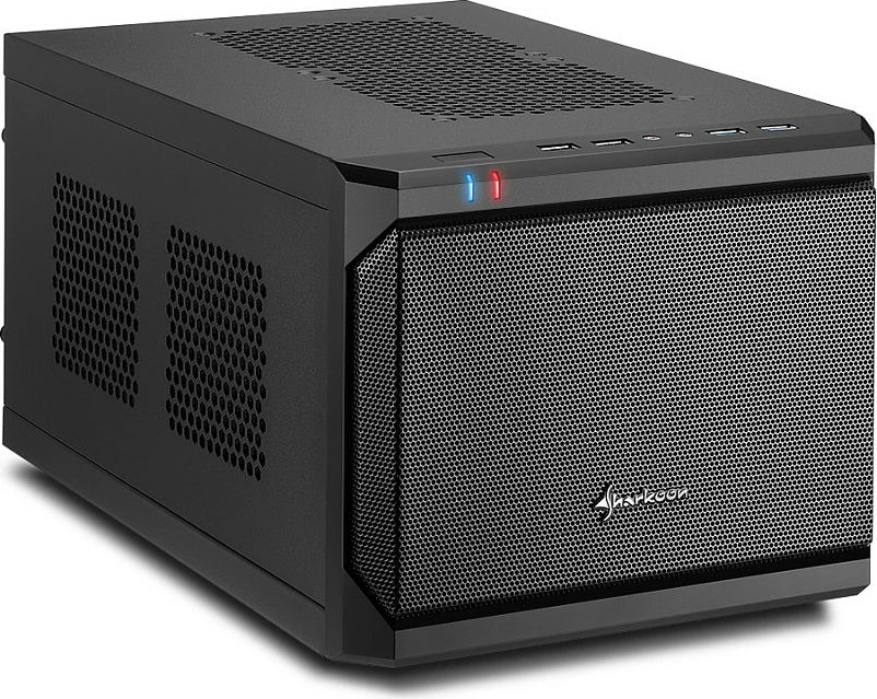 Kasë SHARKOON QB One Mini-ITX, e zezë