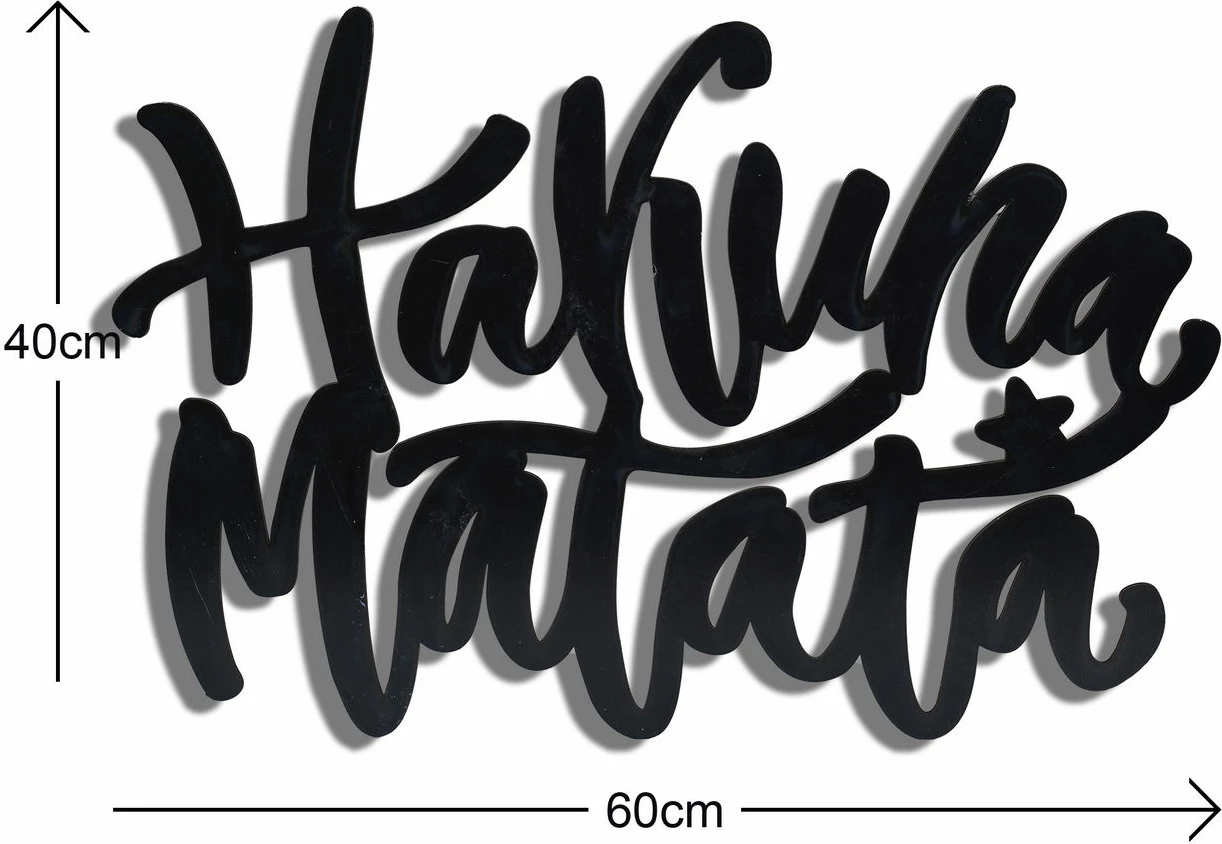 Dritë dekorative LED, Hakuna Matata, ngjyrë e gjelbër