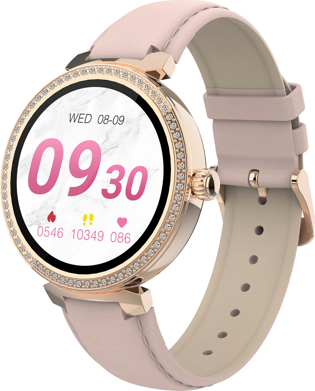 Smartwatch Denver SWC-342RO, 1.2" IPS Touchscreen, Bluetooth, rozë