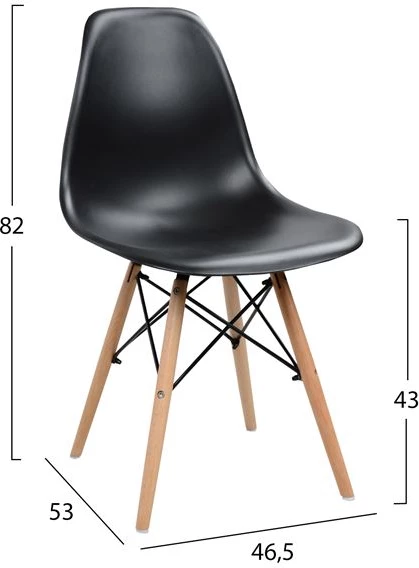 Set tavolinë me karrige 5 pjesë FH10340 Tavolinë & 4 Karrige Twist 110x70x76 cm 2