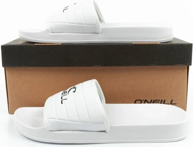 Papuqe sportive femra O'Neill Kelso Slider, të bardha