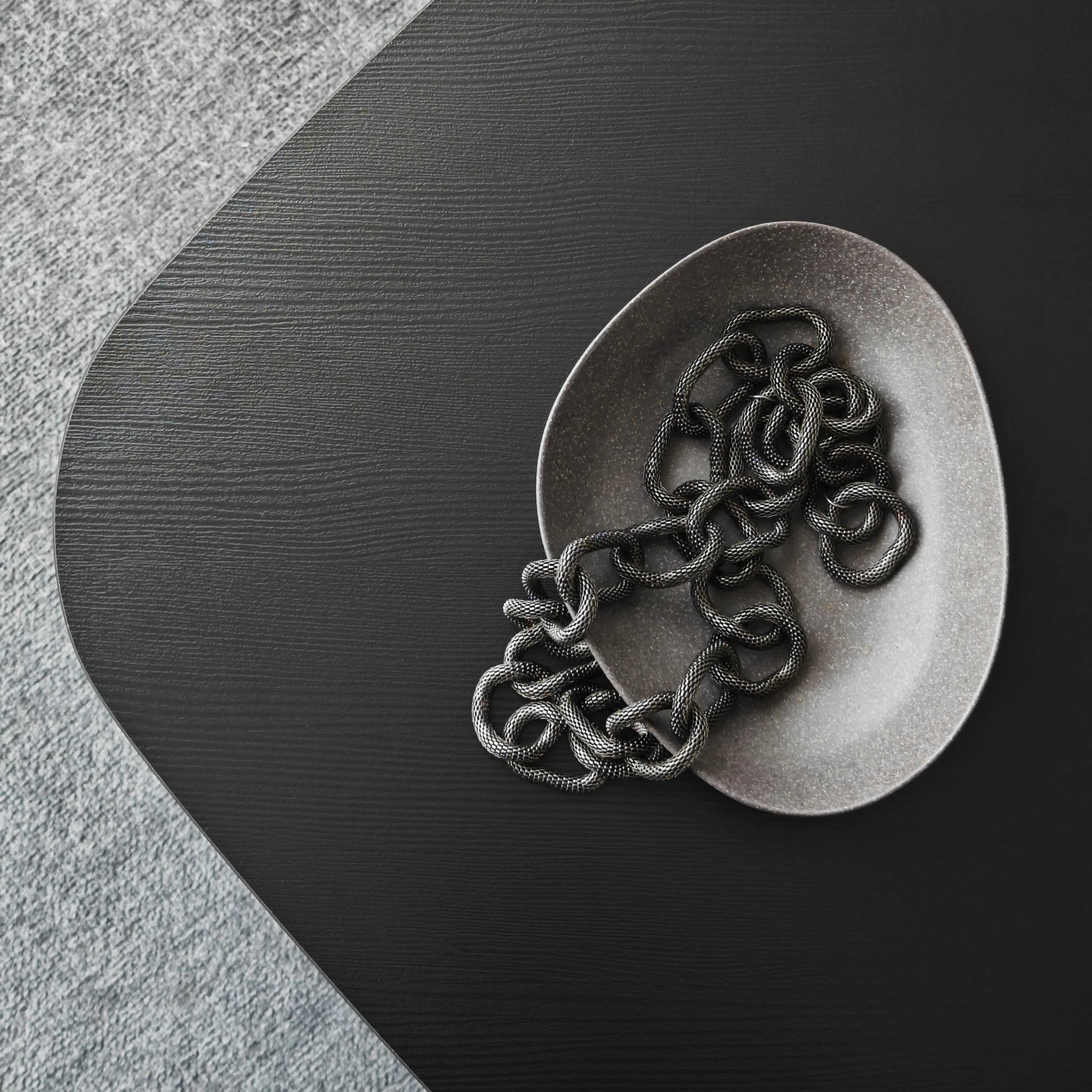 Set tavolinash kafeje Skye Decor, Ballare, e zezë