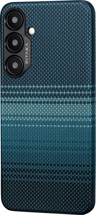 Mbështjellës Pitaka MagEZ Case 4 Moonrise për Samsung Galaxy S24, MagSafe, fibër aramidi, 0.95 mm, Blu
