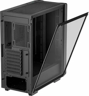 Kasë Deepcool CC560 V2 Limited (R-CC560-BKNAA0-G-2) Midi Tower ATX, panel xhami i temperuar, high-airflow, pa furnizim rryme, e zezë