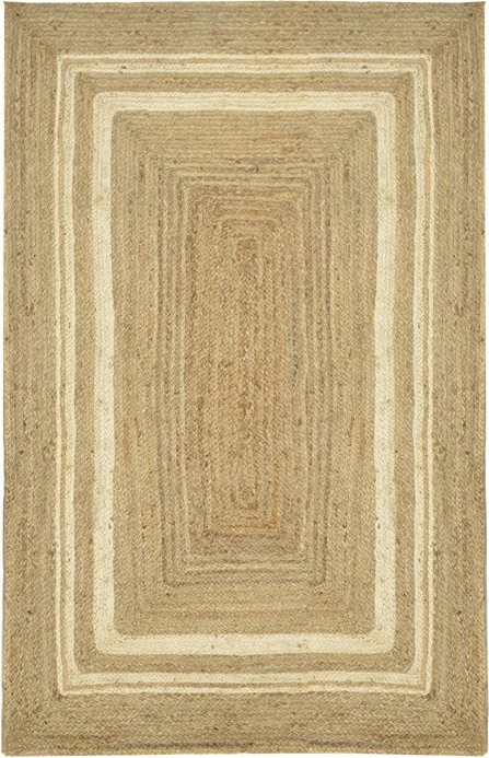 Qilim Mazir Inart, ngjyrë bezhë-ekru, jute, 120x180x1cm