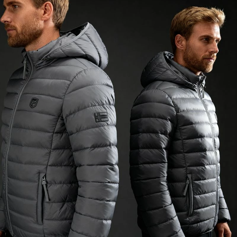 Jakne për meshkuj Geographical Norway, gri e errët [Madhësia: XXXL]
