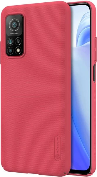 Mbështjellës NILLKIN Frosted Protection për Xiaomi Redmi 10T / 10T Pro, i kuq