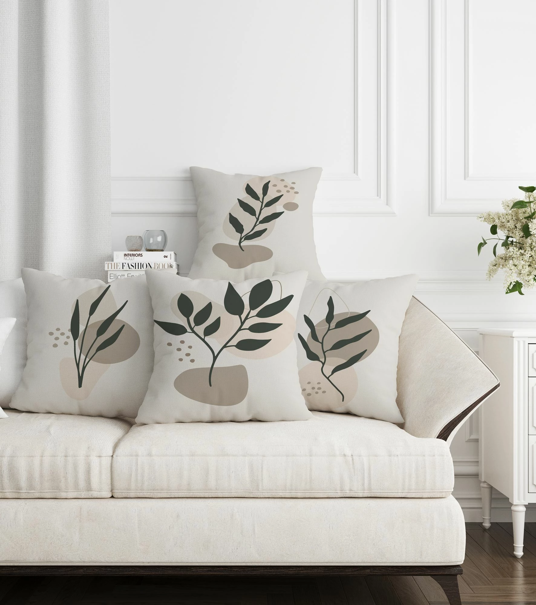 Set jastëkësh dekorativ (4 copë), dizajn Aberto, ASR-plw4 - 15