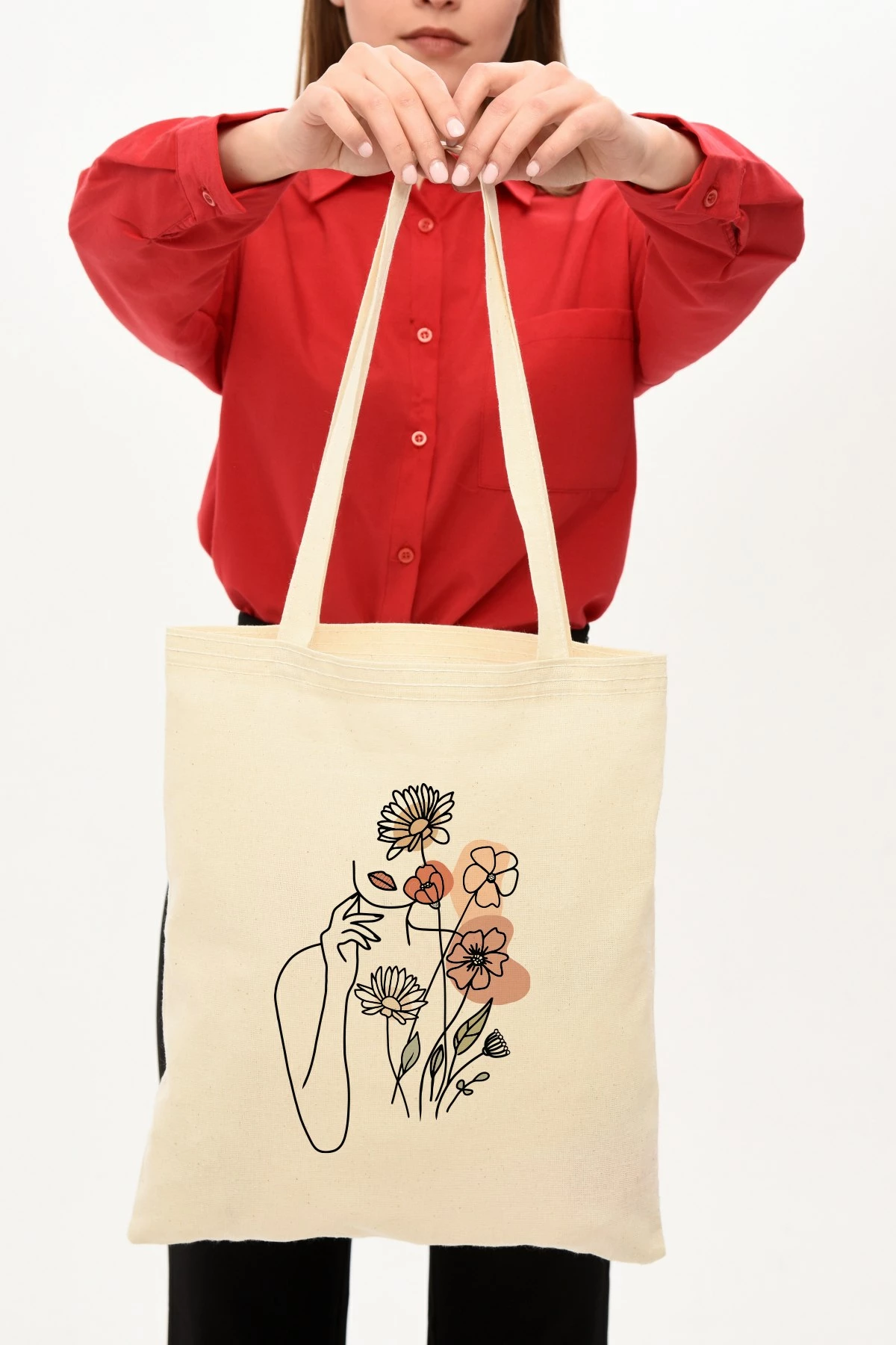Çantë tote Zoozie Bags, krem, 0872