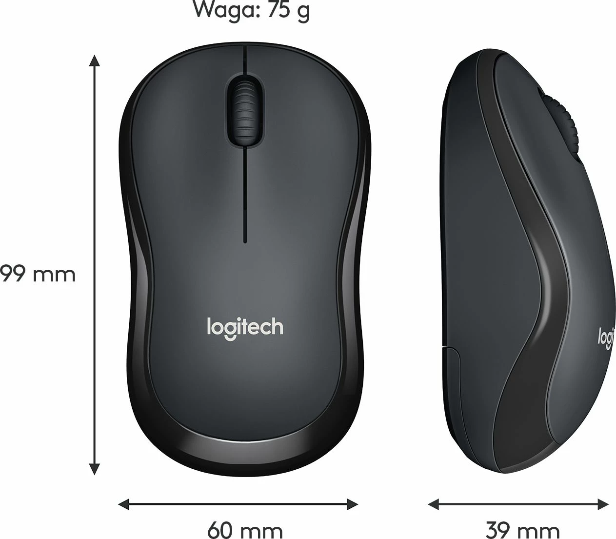 Maus Logitech M220 Silent 910-004878 wireless 1000 DPI USB, i zi