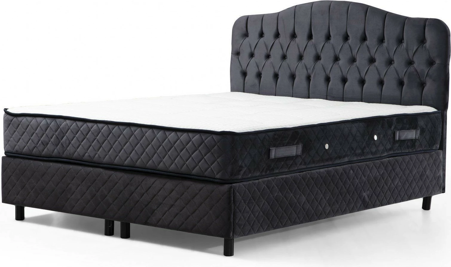 Set dyshe me dyshek, bazë dhe shtrat, Skye Decor, 140x200, anthracite
