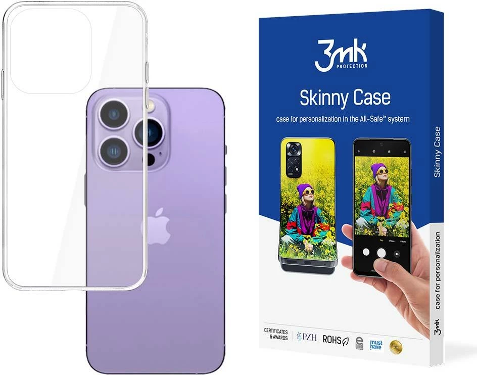 Mbështjellës për celular 3mk Skinny Case për iPhone 14 Pro Max, transparent