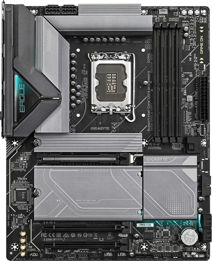 Pllakë amë Gigabyte Z890 EAGLE WIFI7, Socket-1851, ATX, E zezë