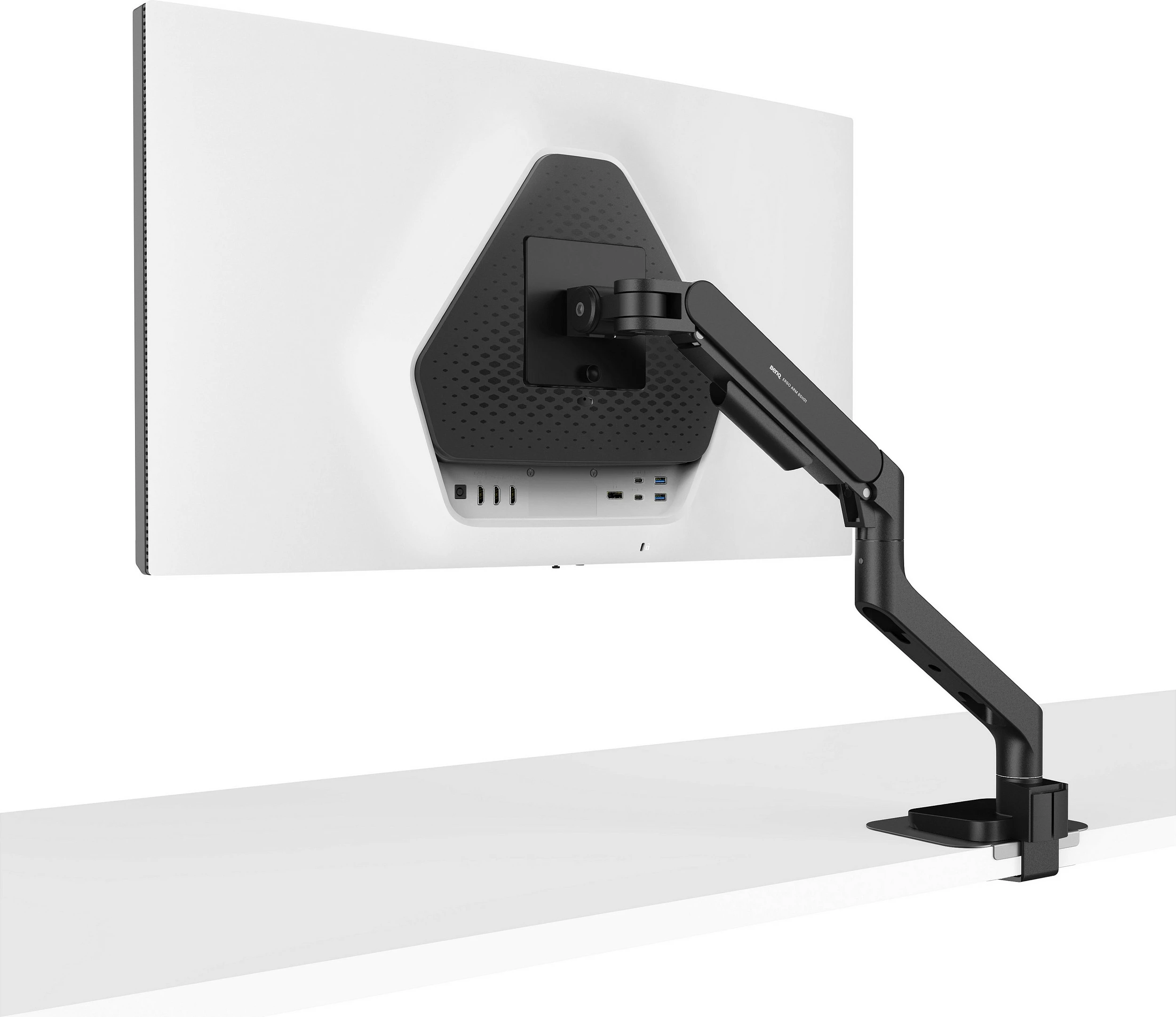 Mbajtëse monitori BenQ Ergo Arm BSH01, për tavolinë Clamp/Grommet, 17-45", VESA 75x75/100x100, 20 kg, e zezë