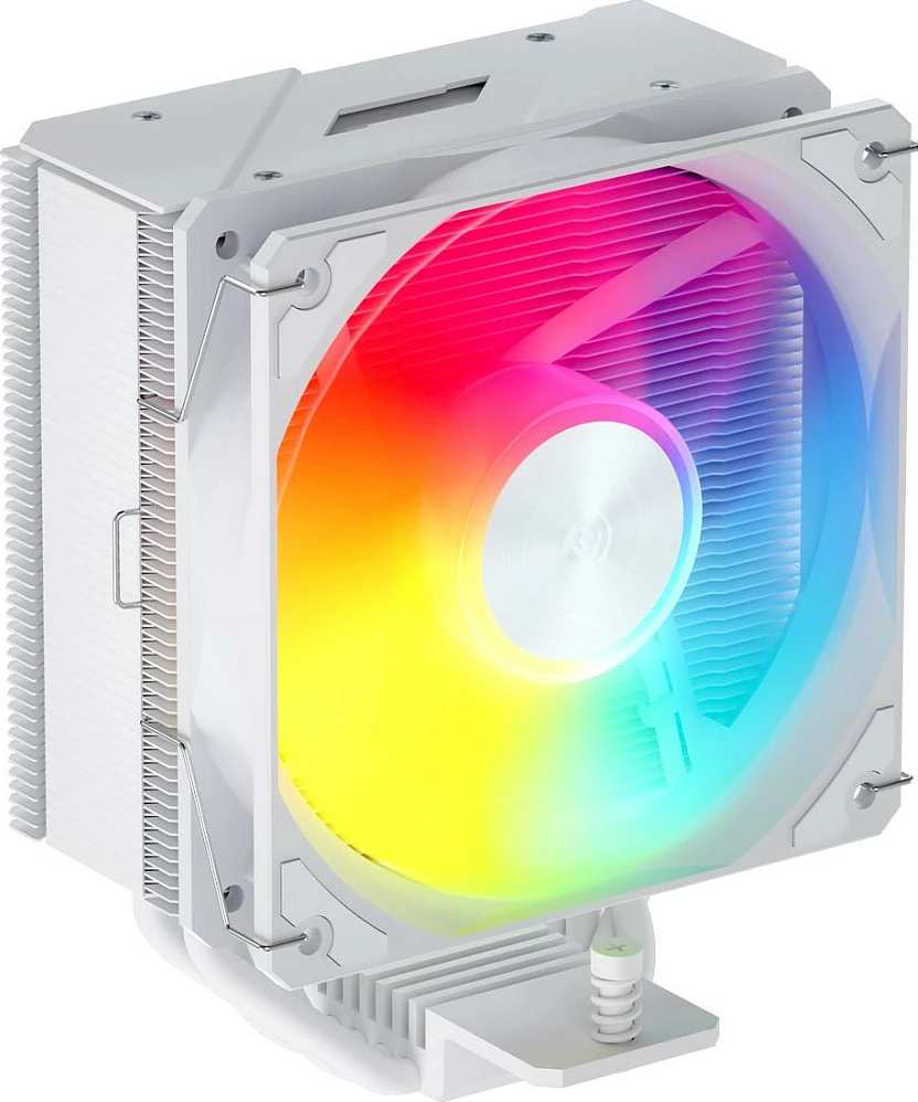 Ftohës procesori FSP NP5-WA, Air cooler, 120mm RGB, AM5/AM4 LGA1851/1700/1200, i bardhë
