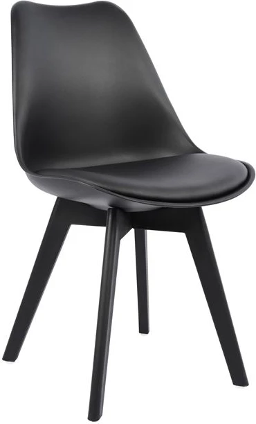 Karrige Vegas FH0033.32 polipropilenë-PU-e zezë 47,5x55x82 cm, set prej 4 copë