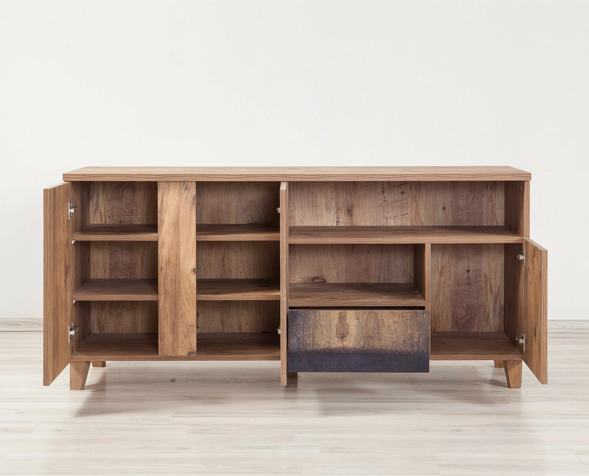 Komodë televizori Hanah Home, Marina Mila, ngjyrë Atlantic Pine, 160x76x45cm