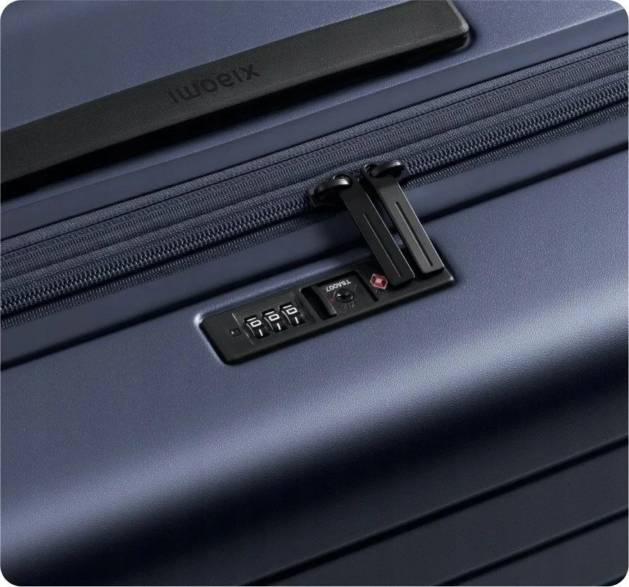Valixhe udhëtimi Xiaomi Expandable Luggage 20\" 45-52 L, 4 rrota, TSA, blu marine