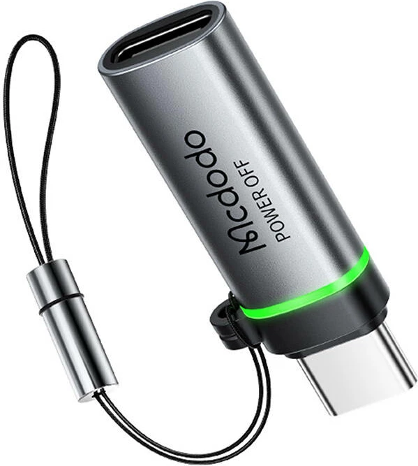 Adapter USB-C në USB-C Mcdodo OT-2450, auto power off, zi