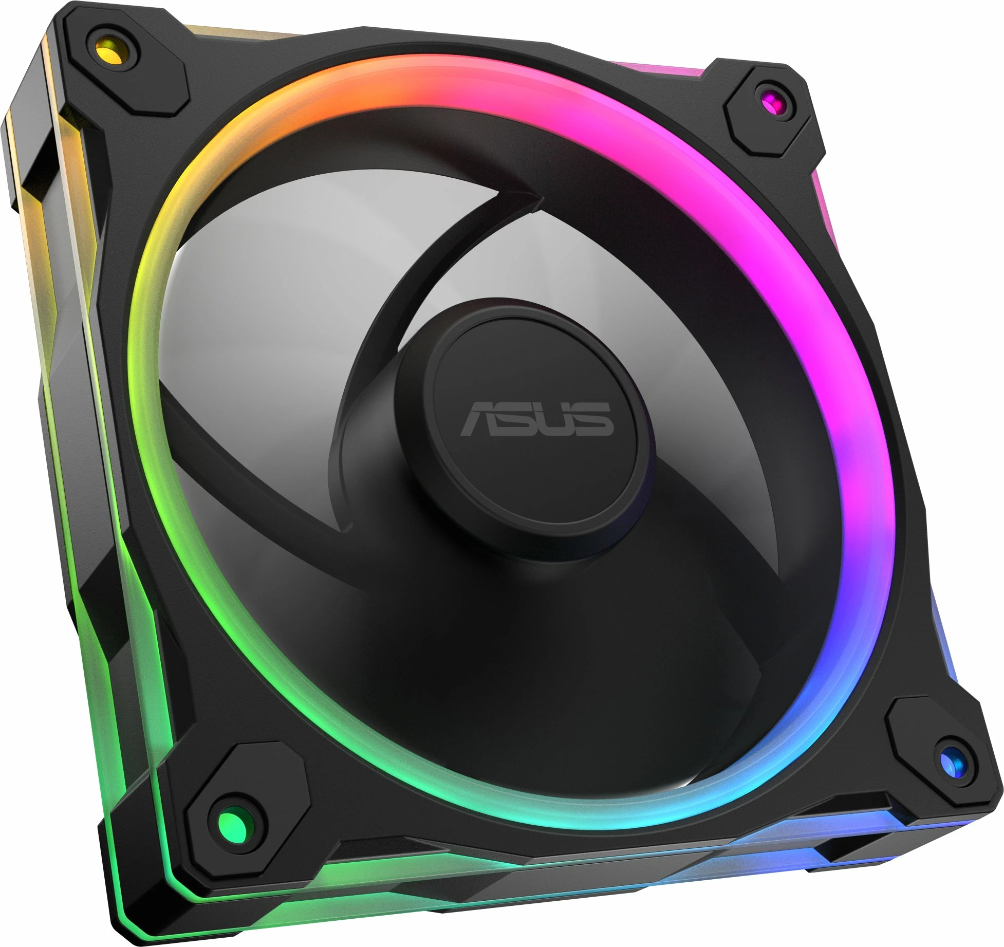 Ventilator kasë PC Asus Prime MR120 ARGB 120mm 4-pin PWM 1600rpm 58CFM 21dBA, i zi, 1 copë