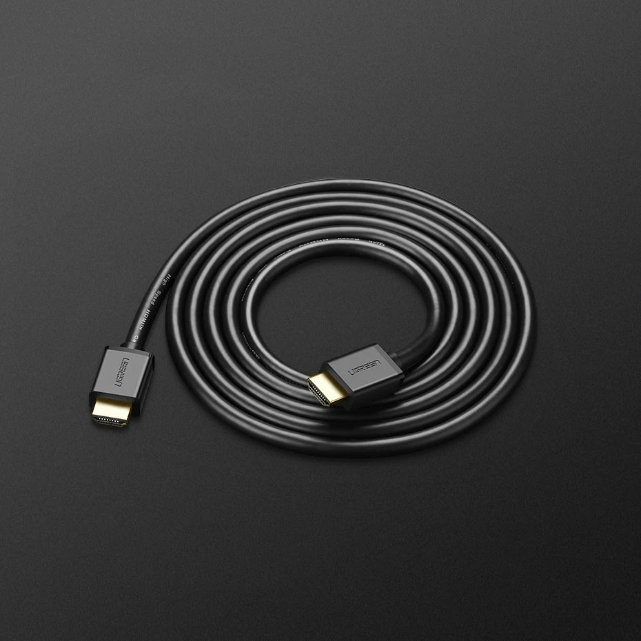 Kabllo HDMI Ugreen HD104 10110, 10 m, 4K, E zezë