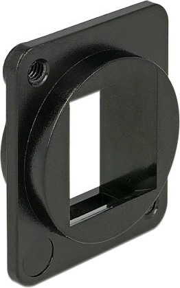 Mbajtës Keystone DeLOCK 86275, montim D-type (XLR), plastikë, i zi