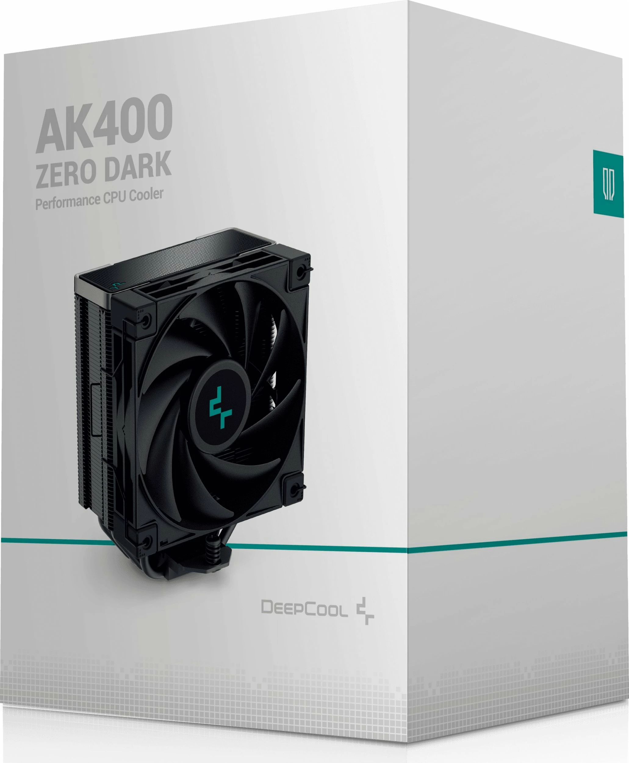 Ftohës CPU Deepcool AK400 Zero Dark R-AK400-BKNNMN-G-2, 120mm, 220W TDP, i zi