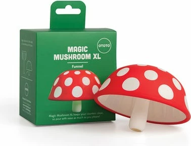 Trichter OTOTO Magic Mushroom XL, plastikë, i kuq