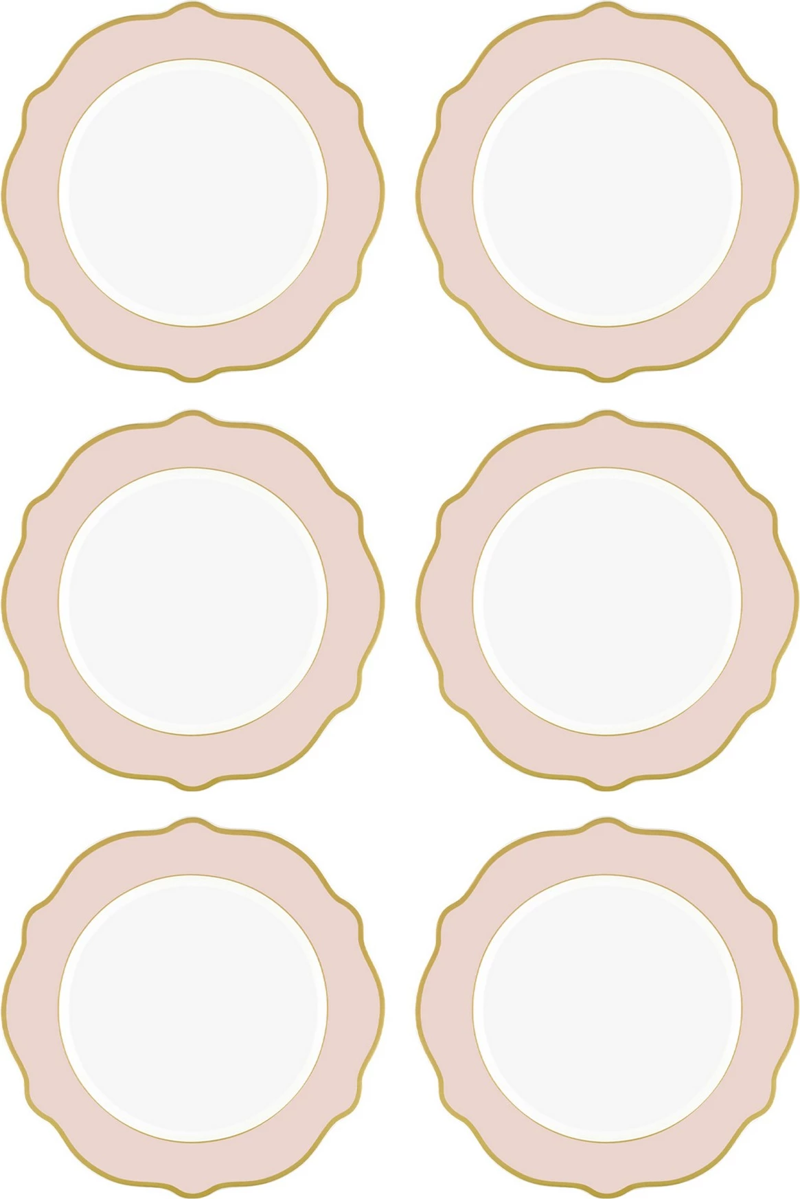 Set pjatash për ëmbëlsira (6 copë), Hermia, DNR0026