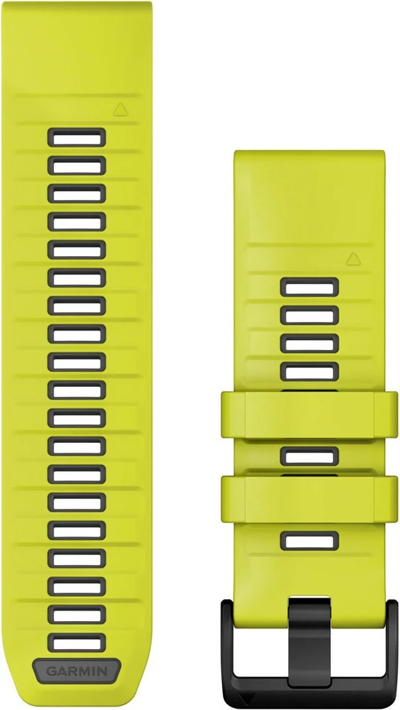 Rrip silikoni Garmin QuickFit 26mm për Smartwatch, grafit/verdhe