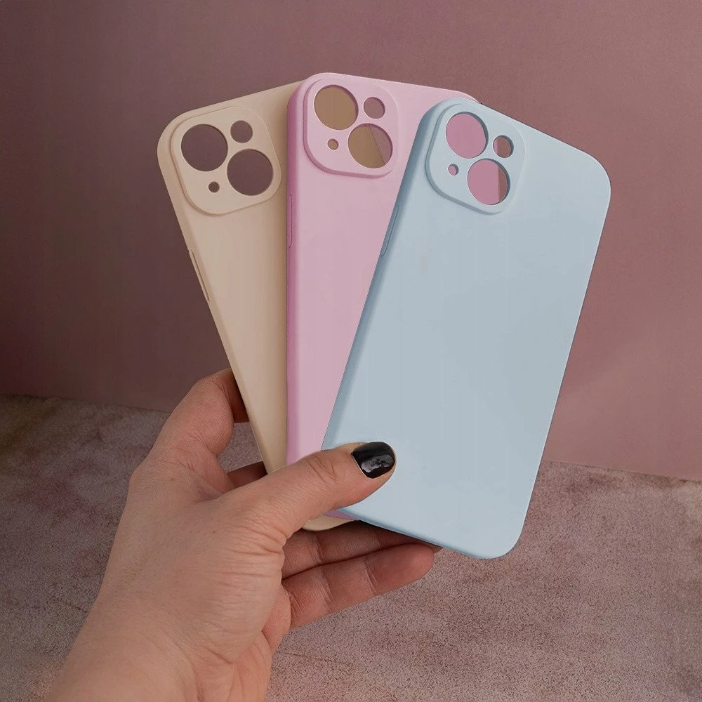 Mbështjellës Etteri Silicon Cover për Samsung Galaxy A36 5G, TPU mat, kompatibil me karikim wireless, kaltër e çelët