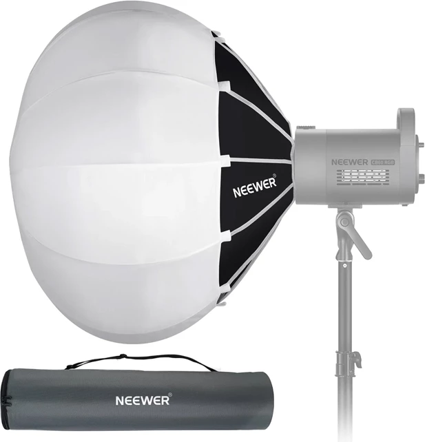 Softbox lantern Neewer NS90L, 90 cm, Bowens mount, quick setup, set me mbulesë skirt dhe çantë