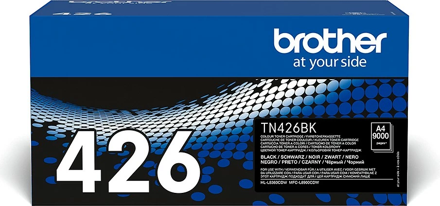 Toner Brother TN-426BK, 9000 faqe, 1 copë, E zezë
