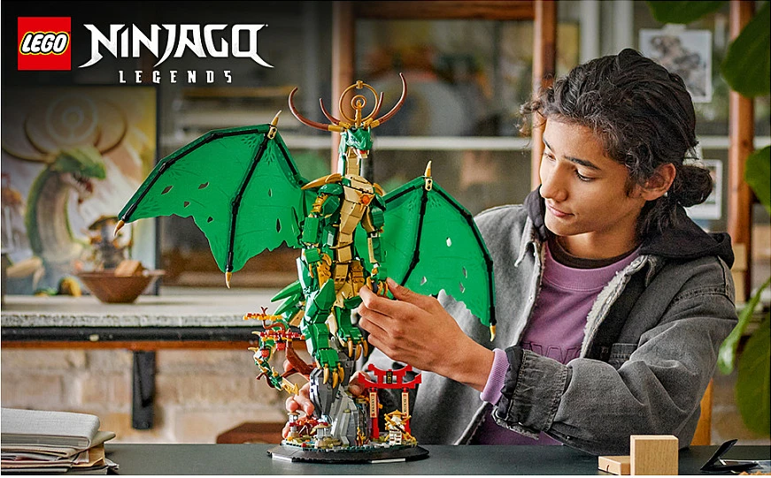 Set ndërtimi LEGO NINJAGO The Guardian Dragon 71847, 1650 copë, 14+, shumëngjyrësh