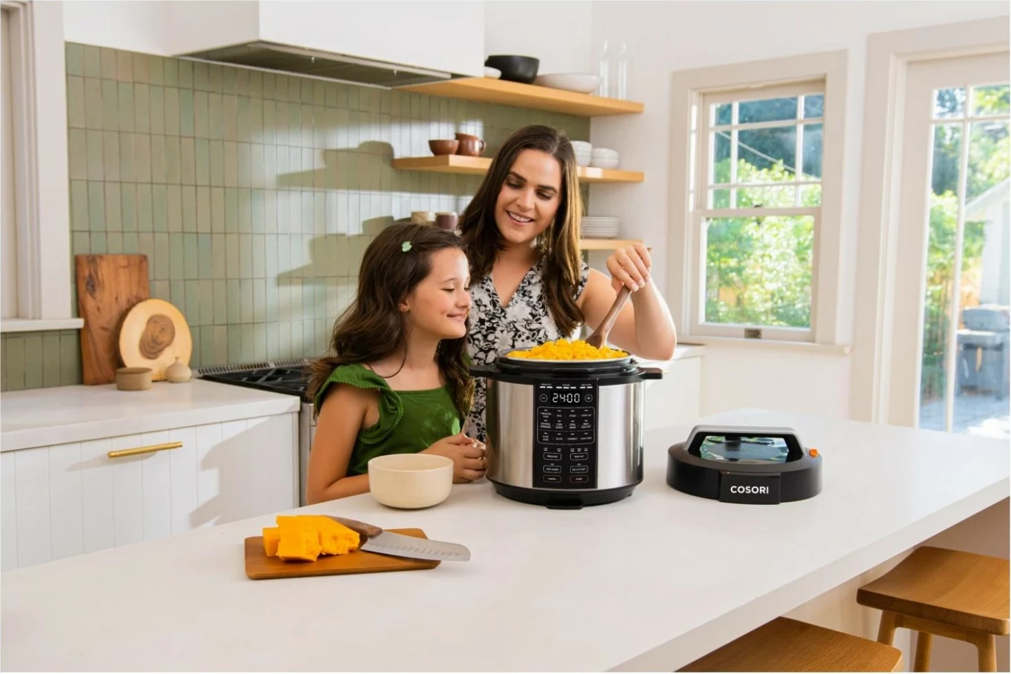 Multicooker Cosori CMC-CO601-SEU, 5.7L, 1100W, zi-e argjendtë