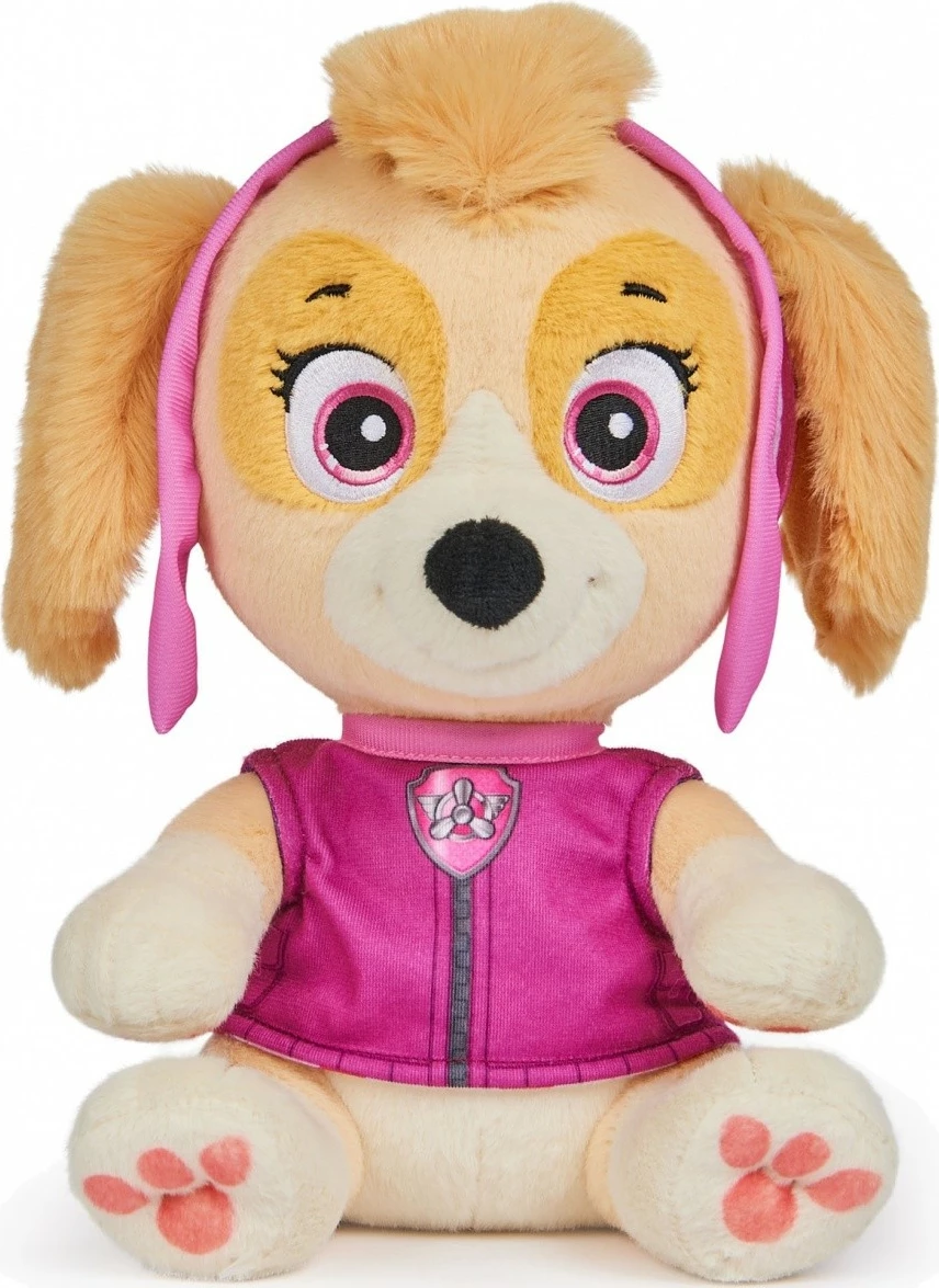 Lodër pelushi, Paw Patrol Skye (Spin Master) 6070311, 25 cm, bezhë/rozë
