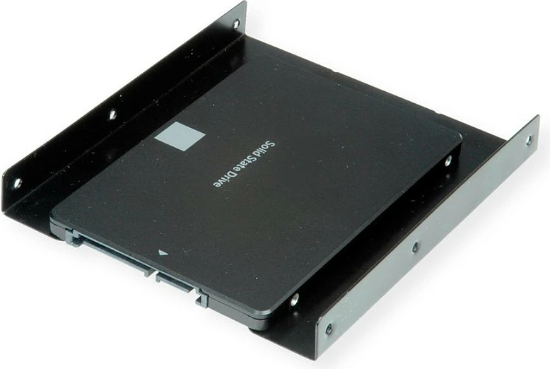 Adapter montimi ROLINE 16.01.3009 për HDD/SSD 2.5" në 3.5", metal, i zi