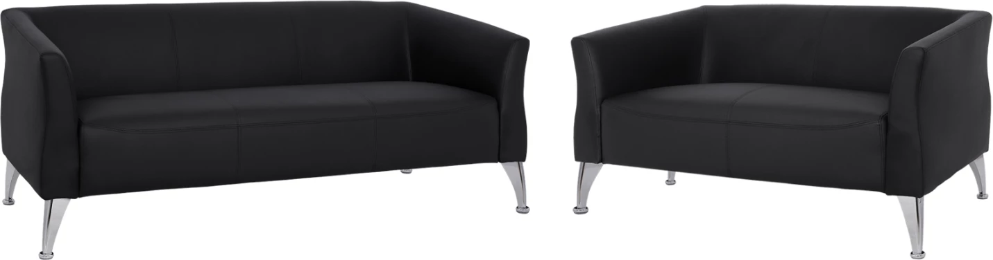 Set salloni 2 pjesë Kiana me PU të zezë FH11285.01