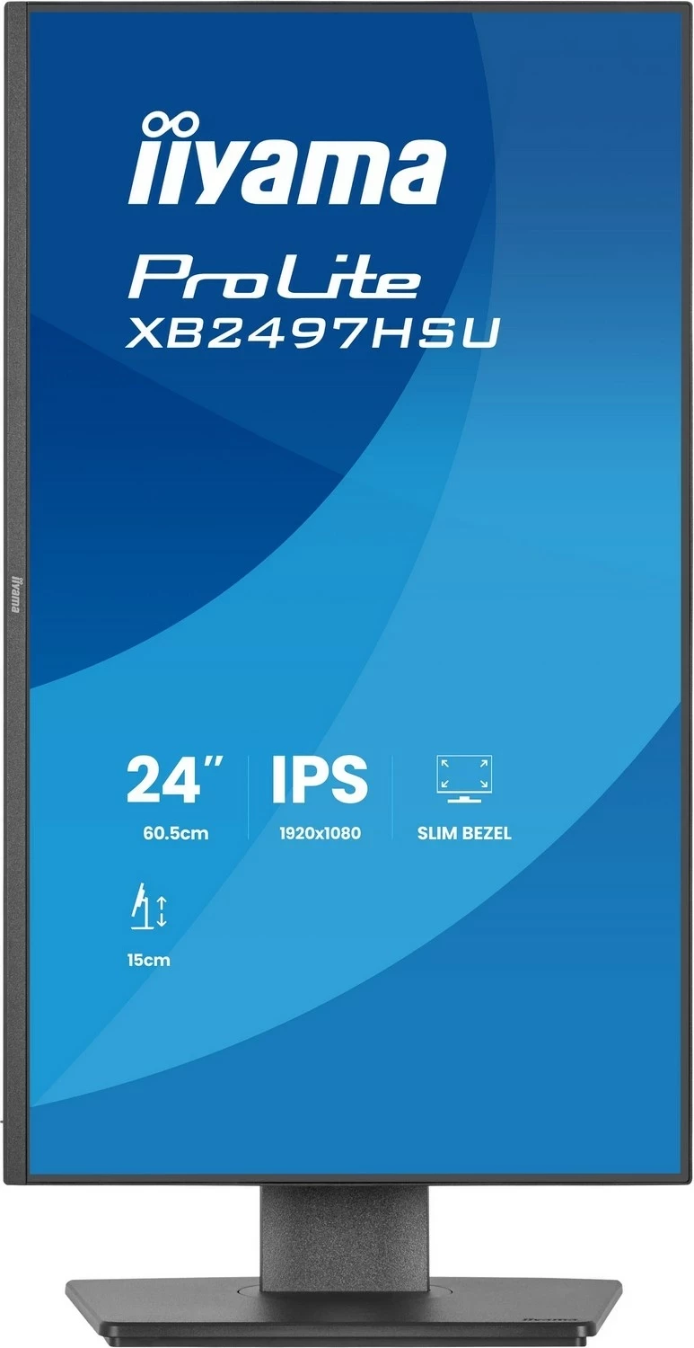 Monitor iiyama XB2497HSU-B1, 23", Full HD, IPS, 120Hz, i zi